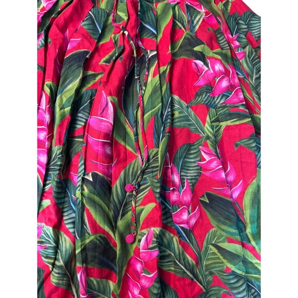 Farm Rio x Anthropologie Red Dream Garden Maxi Dress – Size Small, New with Tags - Picture 10 of 14